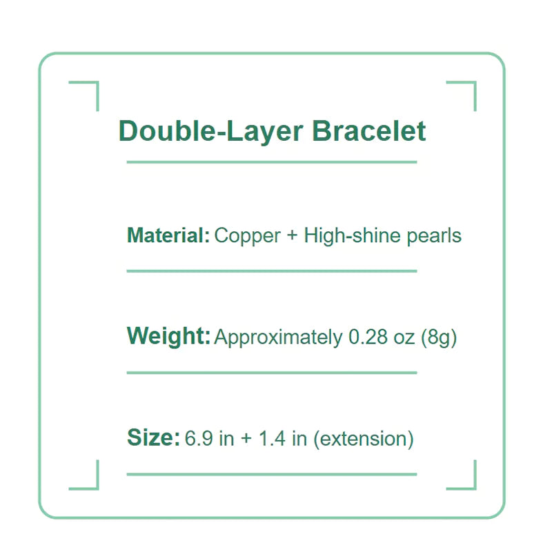 Cool Girl Masc Double-Layer Bracelet Specification