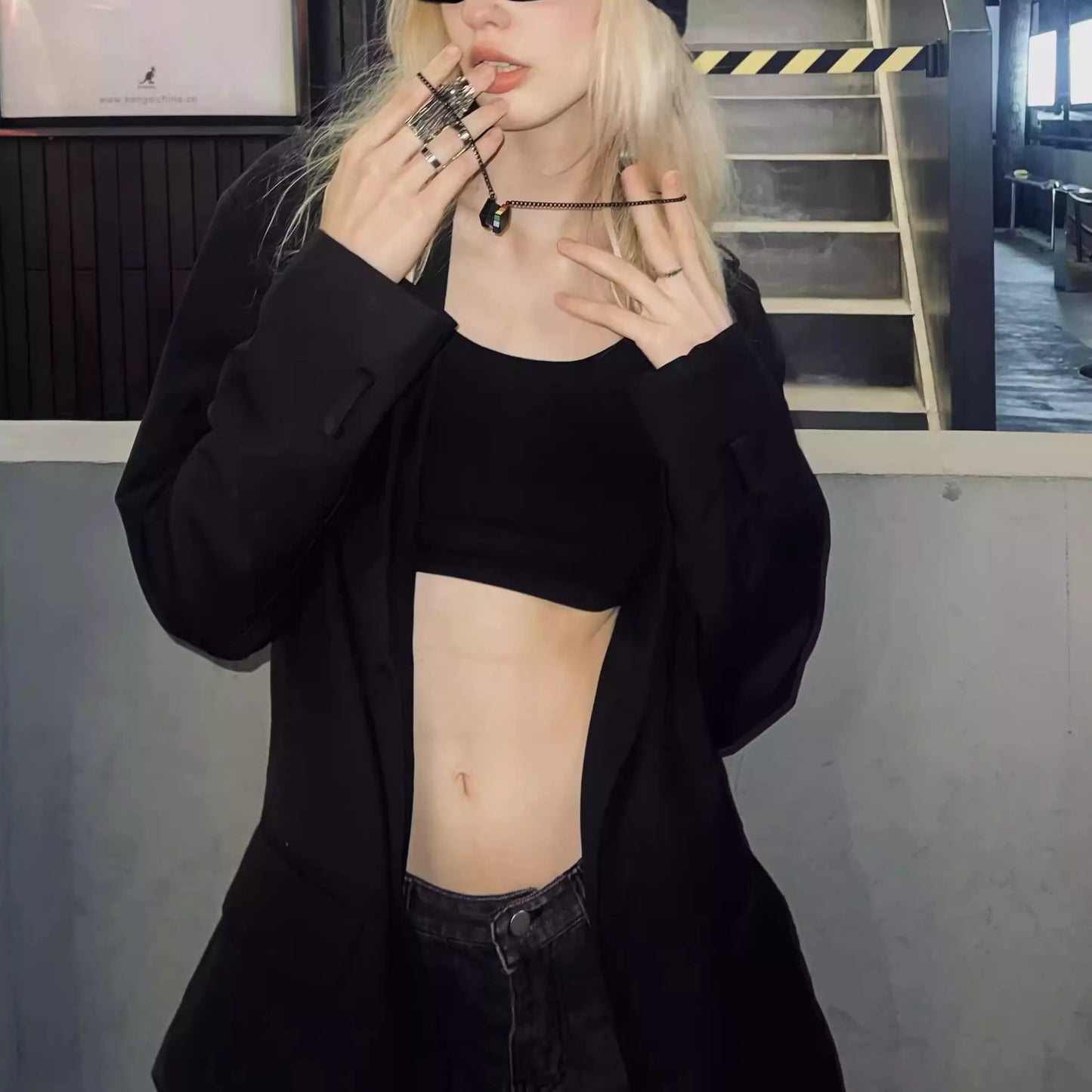 Rainbow Rubik's Cube Pride Necklace