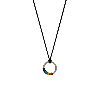 Rainbow Ring Necklace