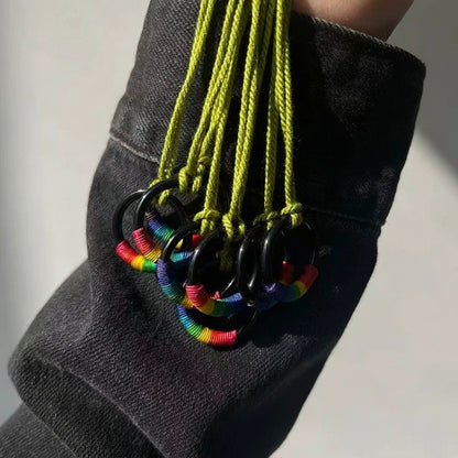 Rainbow Ring Necklace