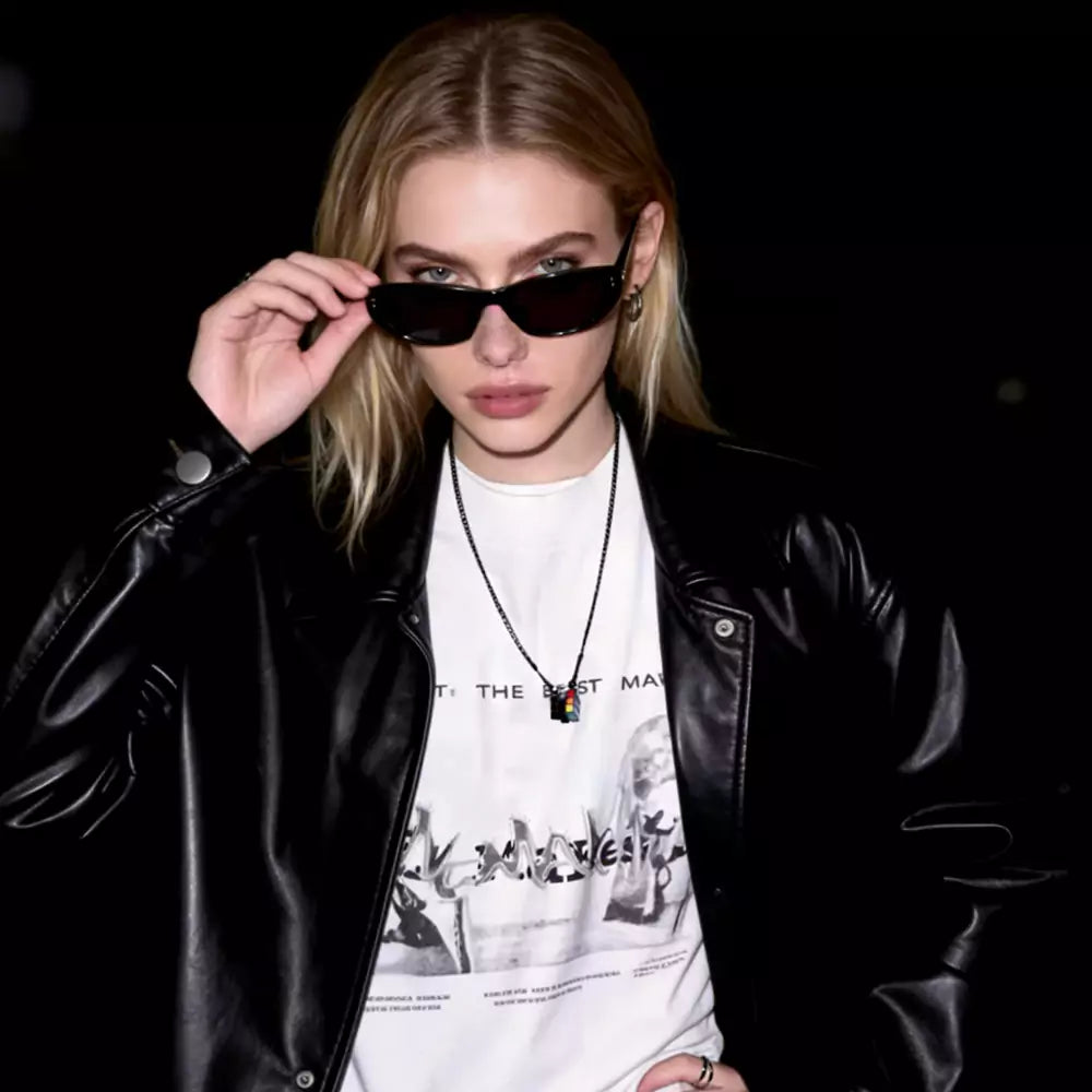 Rainbow Rubik's Cube Pride Necklace